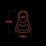 Titanium Alloy Knuckle Duster Window Breaker Bottle Opener Self-Defense Gear - 图片 12