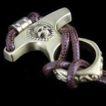 Solid Vintage Skull Brass Knuckle Duster Defense EDC Tool - 图片 2