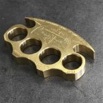 Brass Knuckle Duster Warrior Self Defense EDC Tool for Breaking Windows - 图片 2