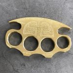 Brass Knuckle Duster Warrior Self Defense EDC Tool for Breaking Windows - 图片 5