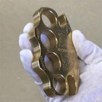 Brass Knuckle Duster Warrior Self Defense EDC Tool for Breaking Windows - 图片 8