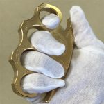 Brass Knuckle Duster Warrior Self Defense EDC Tool for Breaking Windows - 图片 9