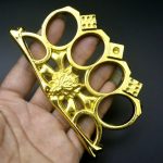 Wolf Head Knuckle Duster Four-Finger Defender - 图片 2