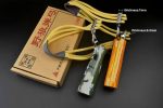 Wood Grain Camo Coyote Slingshot Competitive Defense Tool - 图片 6