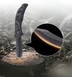 Stainless Steel Dragon Snake Folding Knife Portable Camping Utility Blade - 图片 4