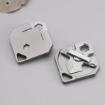 Mini Titanium Alloy Keychain Tool Knife - 图片 2