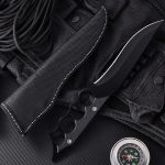 Outdoor Survival Fixed Blade Knife with Knuckle Duster Protection - 图片 6