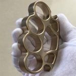 Stonewashed Brass Knuckle Duster Bottle Opener Tool - 图片 4