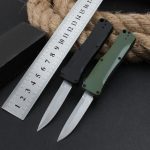 Stonewashed Blade Mini Pocket Knife with Zinc Aluminum Handle for Outdoor - 图片 4