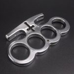 RingGuard Multiuse Brass Knuckles Duster 4 Finger Defense Tool - 图片 4