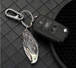 Outdoor Defense Folding Knife with Eagle Design for Keychain EDC Use - 图片 11