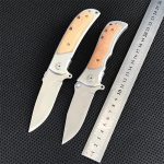 Folding Knife with Durable Wooden Handle for Everyday Self-defense - 图片 11