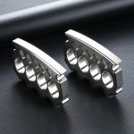 Solid Steel Knuckle Duster Ready Emergency Tool for Self-Defense - 图片 4