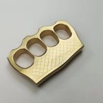 Pure Brass Knuckle Duster Self-Defense Equipment for Maximum Security - 图片 4