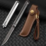 Folding Knife with Mechanically Designed Handle for Tactical Outdoor Pocket Carry