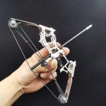 Pocket-Sized Compound Bow Mini Bow and Arrow Set for Archery Practice