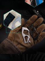 Stainless Steel Alpine Knuckle Duster Defender: Multi-Mount Safety Clip - 图片 3