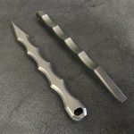 Titanium Alloy Crowbar Multifunctional Bottle Opener Tool for Self-defense - 图片 2