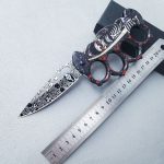 3D Printed Folding Knife and Knuckle Duster Outdoor Survival Tool - 图片 3