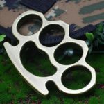 Heavy Duty Brass Knuckle Duster Four Finger Protection Tool - 图片 28