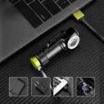 Portable Waterproof Headlamp with Removable Flashlight Torch for Night Use - 图片 3