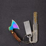 Miniature Axe Knife Keychain Charm for Easy Carry and Utility - 图片 23
