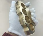 Pure Brass Knuckle Duster Self-Defense Equipment for Maximum Security - 图片 13