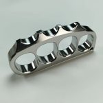 Robust 304 Steel Large Pea Knuckle Duster Personal Protection Tool - 图片 3