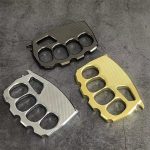 Zinc Alloy Four Finger Defense Knuckle Duster for Personal Safety