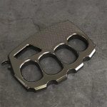 Zinc Alloy Four Finger Defense Knuckle Duster for Personal Safety - 图片 8