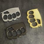 Zinc Alloy Four Finger Defense Knuckle Duster for Personal Safety - 图片 4
