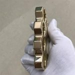 Classic Style Mirror Polished Brass Knuckle Duster - 图片 11