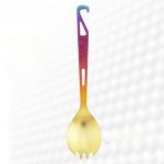 Titan Titanium Spork & Bottle Opener - 图片 2