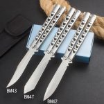 BM42 BM43 BM47 Sanding-finish Portable Balisong Knives