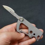 Titanium Multi-Tool Keychain: Bottle Opener Letter Knife Wrench - 图片 14