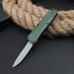 Stonewashed Blade Mini Pocket Knife with Zinc Aluminum Handle for Outdoor - 图片 9