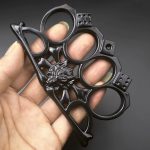 Wolf Head Knuckle Duster Tactical Four Finger Self-Defense Tool - 图片 2