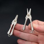 Titanium Mini Scissors Portable Keychain Grooming Tool Hair Beard Trimmer - 图片 4