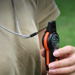 Outdoor MultiWhistle 7in1 Survival LED Compass Thermometer - 图片 2