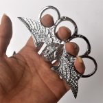 Thickened Eagle King Knuckle Duster Tactical Four Finger Defense - 图片 6