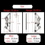 Pocket-Sized Compound Bow Mini Bow and Arrow Set for Archery Practice - 图片 3