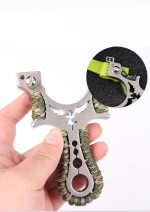 Stainless Steel Multi-Tool Slingshot for Outdoor Use with Fast Release - 图片 6