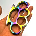 ColorGuard Metal Brass Knuckle Duster and Tiger Fist Buckle for Safety - 图片 9