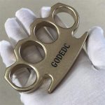 GODEDC KING OF GOD Stonewashed Brass Knuckle Duster Classic Edition - 图片 4
