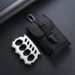 Solid Steel Knuckle Duster Ready Emergency Tool for Self-Defense - 图片 2