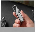 Titanium EDC Mini Pocket Knife Keychain Folding Blade Portable Opener Utility Tool - 图片 5