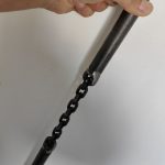 Handcrafted Tungsten Steel Meteor Chain Whip Baton - 图片 8