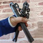 Window Breaking Handmade Nunchucks Crafted from Tungsten Steel for Self-Defense - 图片 3