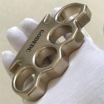 Stonewashed Brass King of God Knuckle Duster by GODEDC - 图片 4