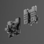 Aluminum Sci-Fi Knuckle Duster Tactical Finger Light Tool - 图片 7